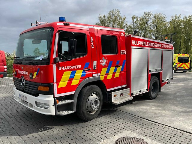 2001 mercedes benz 1325f brandweerwagen pomp vrachtwagen - afbeelding 1 van  29