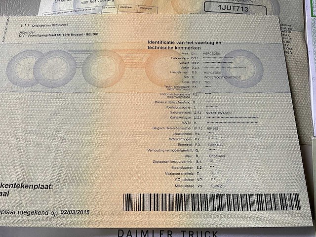 2001 mercedes benz 1325f brandweerwagen pomp vrachtwagen - afbeelding 21 van  28