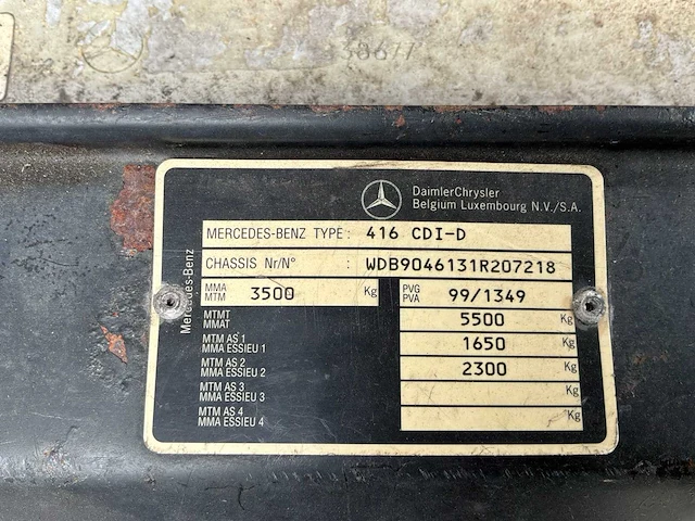 2001 mercedes-benz 416 cdi-d truck - afbeelding 13 van  25