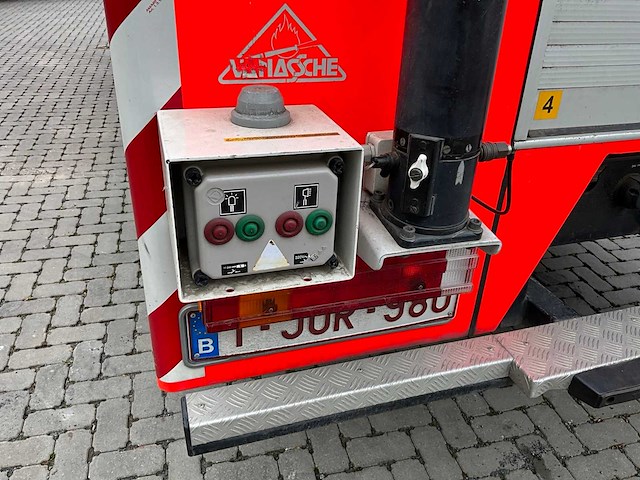 2001 mercedes benz atego 1325 brandweerwagen pomp vrachtwagen - afbeelding 9 van  26