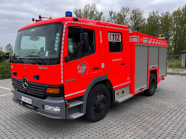 2001 mercedes benz atego 1325 brandweerwagen pomp vrachtwagen - afbeelding 1 van  26