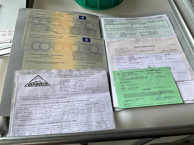 2001 mercedes benz atego 1325 brandweerwagen pomp vrachtwagen - afbeelding 19 van  26