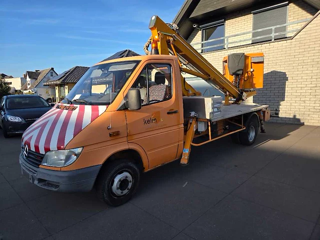 2001 mercedes-benz sprinter 411 cdi met gsr 159tl hoogwerker 16 meter - afbeelding 1 van  28