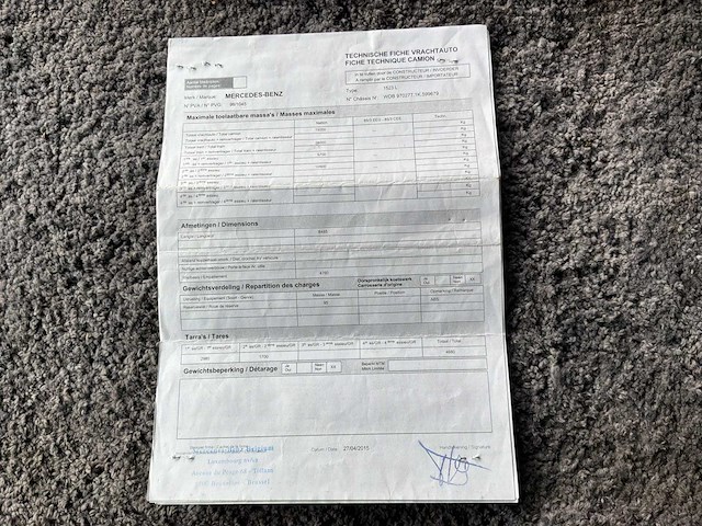 2001 mercedes takelwagen - afbeelding 40 van  47