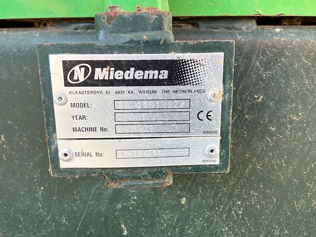 2001 miedema sb 1151 sz stortbak - afbeelding 14 van  22