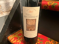 2001 montagne saint-emilion chateau bechereau rode wijn (10x) - afbeelding 2 van  5