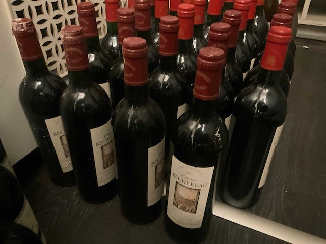 2001 montagne saint-emilion chateau bechereau rode wijn (12x) - afbeelding 5 van  5