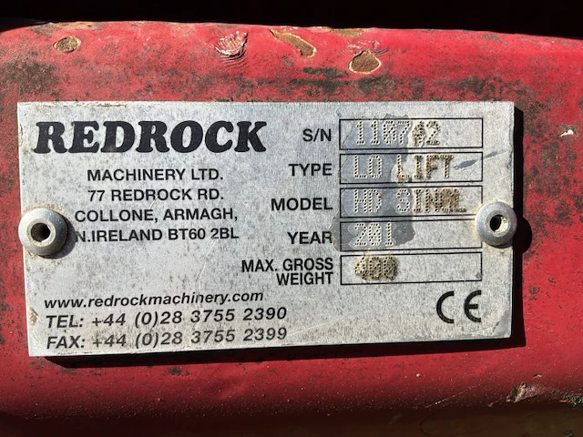 2001 redrock alligator 130 lo lift kuilhapper - afbeelding 13 van  20