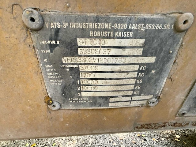 2001 robuste kaiser s3302v37 - kipper - afbeelding 30 van  34