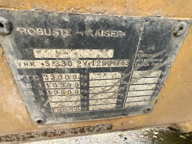 2001 robuste kaiser s3302v37 - kipper - afbeelding 31 van  34