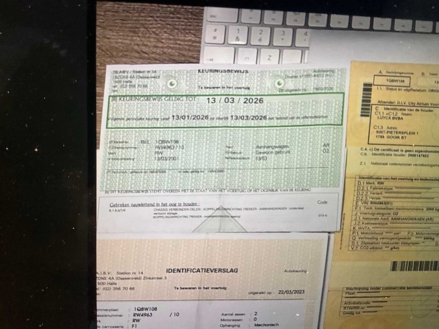 2001 rw rwh2000 aanhangwagen - afbeelding 5 van  16