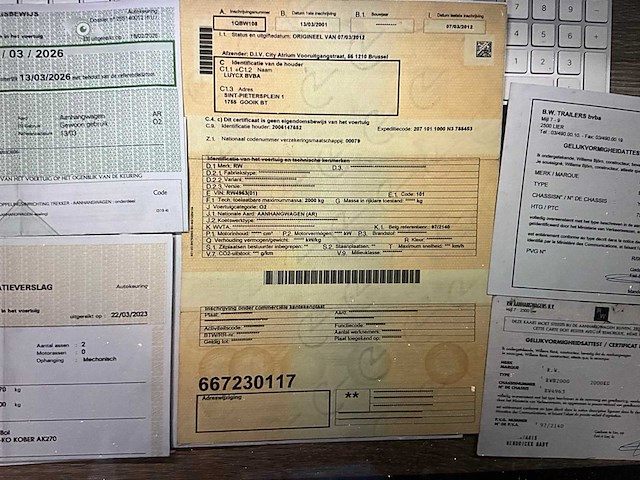 2001 rw rwh2000 aanhangwagen - afbeelding 7 van  16