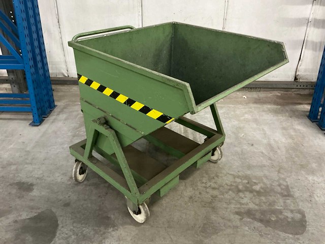 2001 sall (lenaerts- blommaert) lt450 silo-/kiepcontainer (2x) - afbeelding 3 van  13