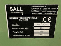 2001 sall (lenaerts- blommaert) lt450 silo-/kiepcontainer (2x) - afbeelding 5 van  13