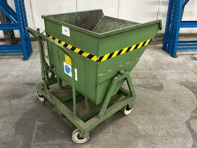 2001 sall (lenaerts- blommaert) lt450 silo-/kiepcontainer (2x) - afbeelding 7 van  13