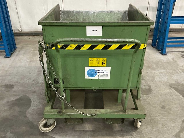 2001 sall (lenaerts- blommaert) lt450 silo-/kiepcontainer (2x) - afbeelding 8 van  13