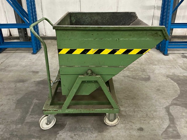 2001 sall (lenaerts- blommaert) lt450 silo-/kiepcontainer - afbeelding 1 van  6