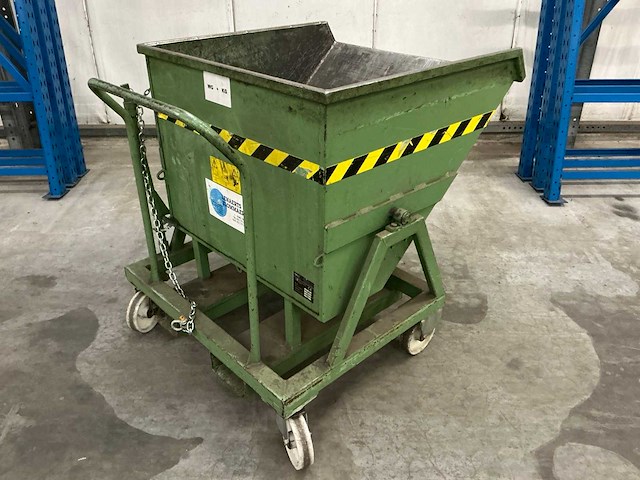 2001 sall (lenaerts- blommaert) lt450 silo-/kiepcontainer - afbeelding 2 van  6