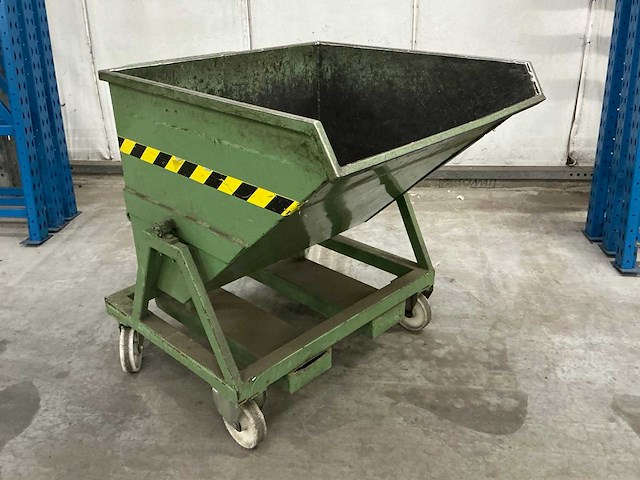 2001 sall (lenaerts- blommaert) lt450 silo-/kiepcontainer - afbeelding 3 van  6