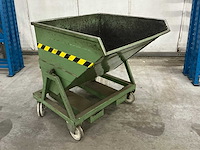 2001 sall (lenaerts- blommaert) lt450 silo-/kiepcontainer - afbeelding 3 van  6