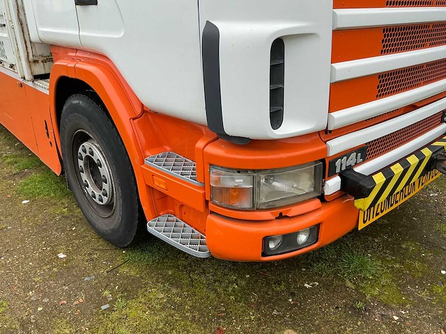 2001 scania gb4x2/6 vrachtwagen + kraan - afbeelding 7 van  47