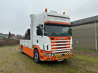 2001 scania gb4x2/6 vrachtwagen + kraan - afbeelding 12 van  47