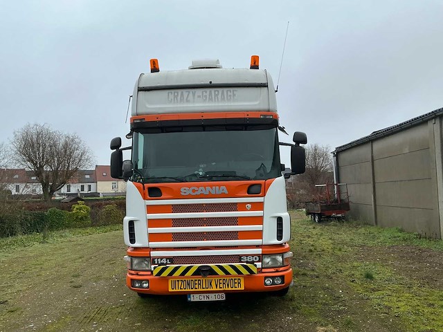 2001 scania gb4x2/6 vrachtwagen + kraan - afbeelding 23 van  47