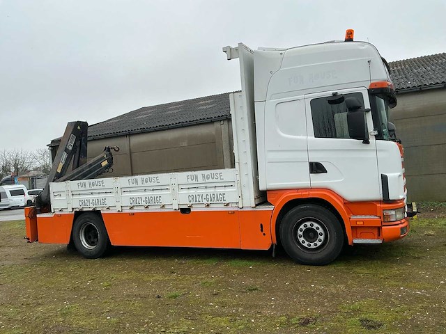 2001 scania gb4x2/6 vrachtwagen + kraan - afbeelding 45 van  47