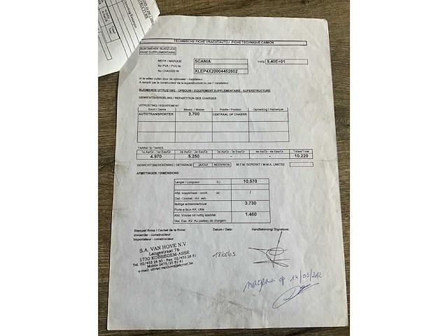 2001 scania wagentransporter - afbeelding 35 van  41