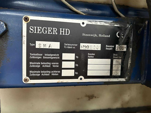 2001 sieger sma gemonteerde spuit - afbeelding 8 van  16