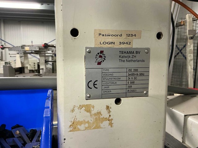 2001 tehama vse-2000 verpakkingsmachines - afbeelding 5 van  13