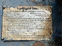 2001 upright 67350-021 schaarlift - afbeelding 4 van  16