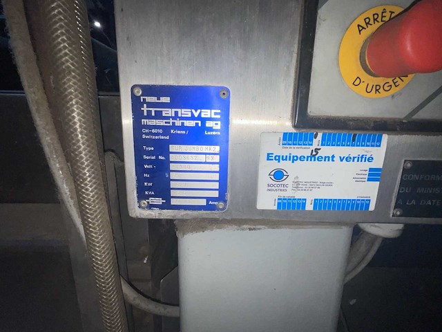 2001 valvan balling systems valvan hydraulische press + unit transvac sup jumbo mk2 hydraulische pers, compactor line en transvac unit - afbeelding 10 van  24