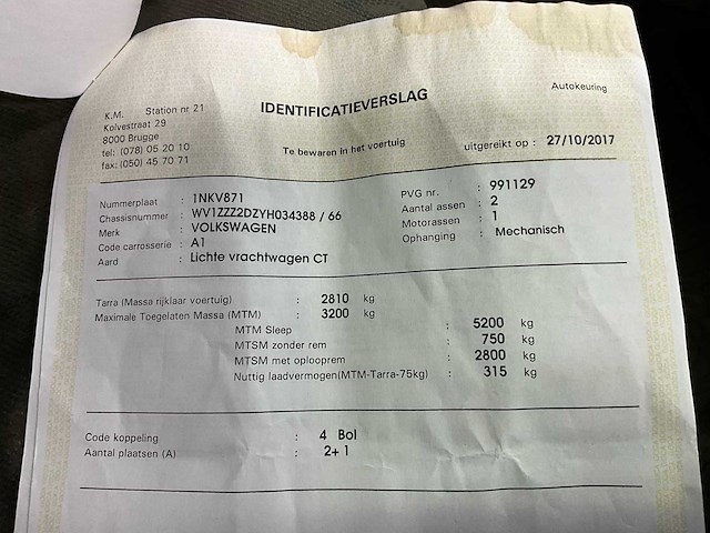 2001 volkswagen lichte vrachtwagen - afbeelding 26 van  34