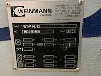 2001 weinmann wtw10/12 vlindertafel/keertafel - afbeelding 9 van  16