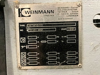 2001 weinmann wtw10/13 vlindertafel/keertafel - afbeelding 13 van  17