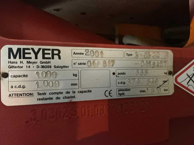 2001 yale erp25alfv2395 vorkheftruck - afbeelding 24 van  31