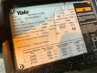 2001 yale erp25alfv2395 vorkheftruck - afbeelding 22 van  31