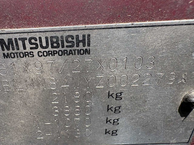 2002 - mitsubishi - space wagon - 2.4 gdi glxi 7p. - car - afbeelding 17 van  28