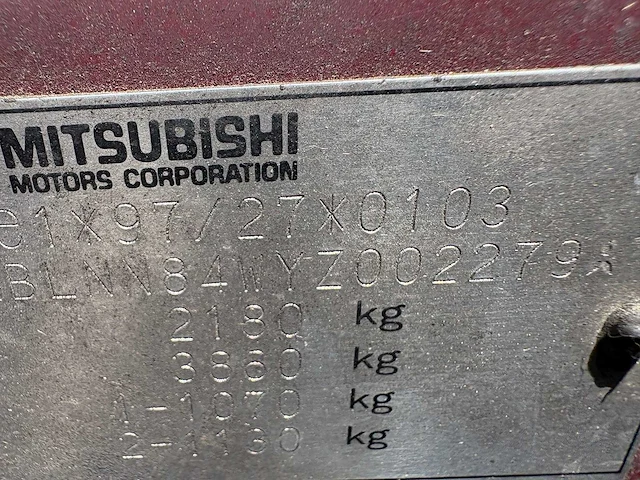 2002 - mitsubishi - space wagon - 2.4 gdi glxi 7p. - car - afbeelding 17 van  28