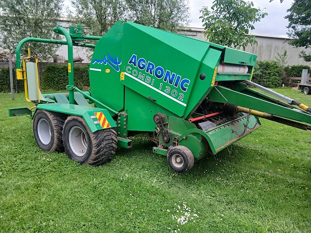 2002 agronic 1302 combi baler – robuuste combinatiepers met geïntegreerde wikkelaar - afbeelding 9 van  51