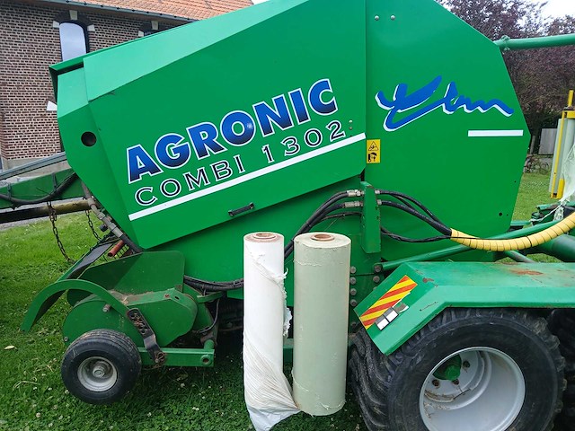 2002 agronic 1302 combi baler – robuuste combinatiepers met geïntegreerde wikkelaar - afbeelding 25 van  51