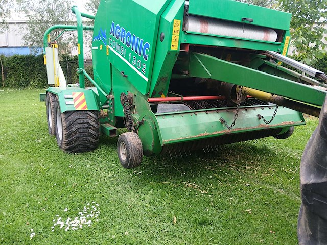 2002 agronic 1302 combi baler – robuuste combinatiepers met geïntegreerde wikkelaar - afbeelding 38 van  51