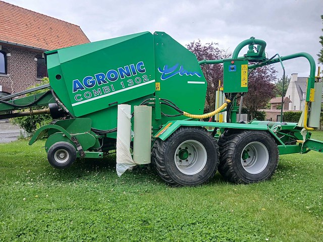 2002 agronic 1302 combi baler – robuuste combinatiepers met geïntegreerde wikkelaar - afbeelding 48 van  51