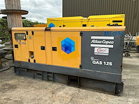 2002 atlas copco qas 125/volvo stroomgenerator - afbeelding 1 van  6