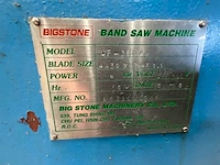 2002 bigstone metalen horizontale bandzaagmachine - afbeelding 5 van  13