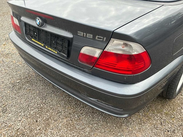 2002 bmw 318 ci cabrio - afbeelding 10 van  12