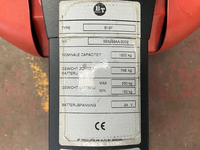 2002 bt s12f stapelaar - afbeelding 4 van  15
