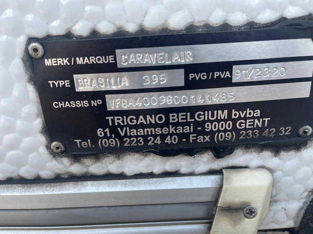 2002 caravelair caravan - afbeelding 13 van  13