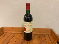2002 château tricot montagne st. emilion rode wijn (10x) - afbeelding 1 van  4